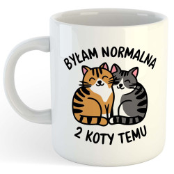 Kubek dla kociary - Byłam Normalna 2 Koty Temu